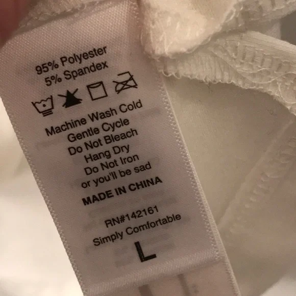 Unisex Top Blue & White Mark Shirt by LuLaRoe Sz L 14-16 NWT - Picture 5 of 7